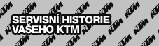 Servisní historie Vašeho KTM
